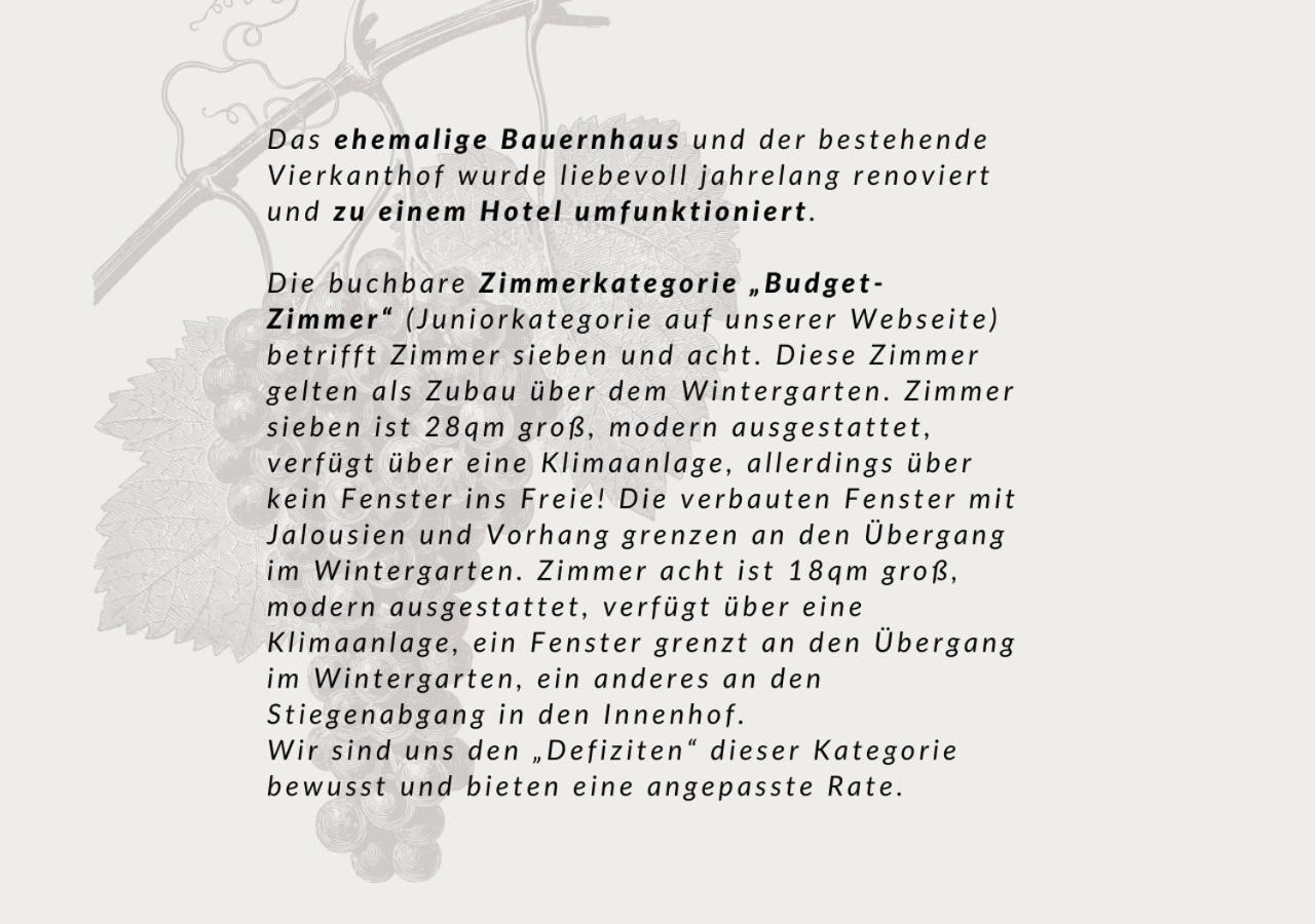 Hotel Vierzigerhof Langenlois Exteriér fotografie